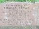 1934 Thomas Styan Headstone